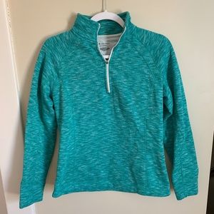 TekGear Teal Quarter Zip Sweatshirt (S)